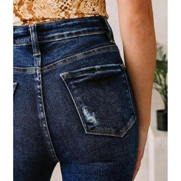 Flying Monkey Women's Blue Morrison High Rise Skinny Jeans - Picture 6 of 14